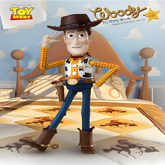 Beast Kingdom Toy Story Woody: DAH-016 Woody Action Figure, Dynamic 8 Ction Heroes