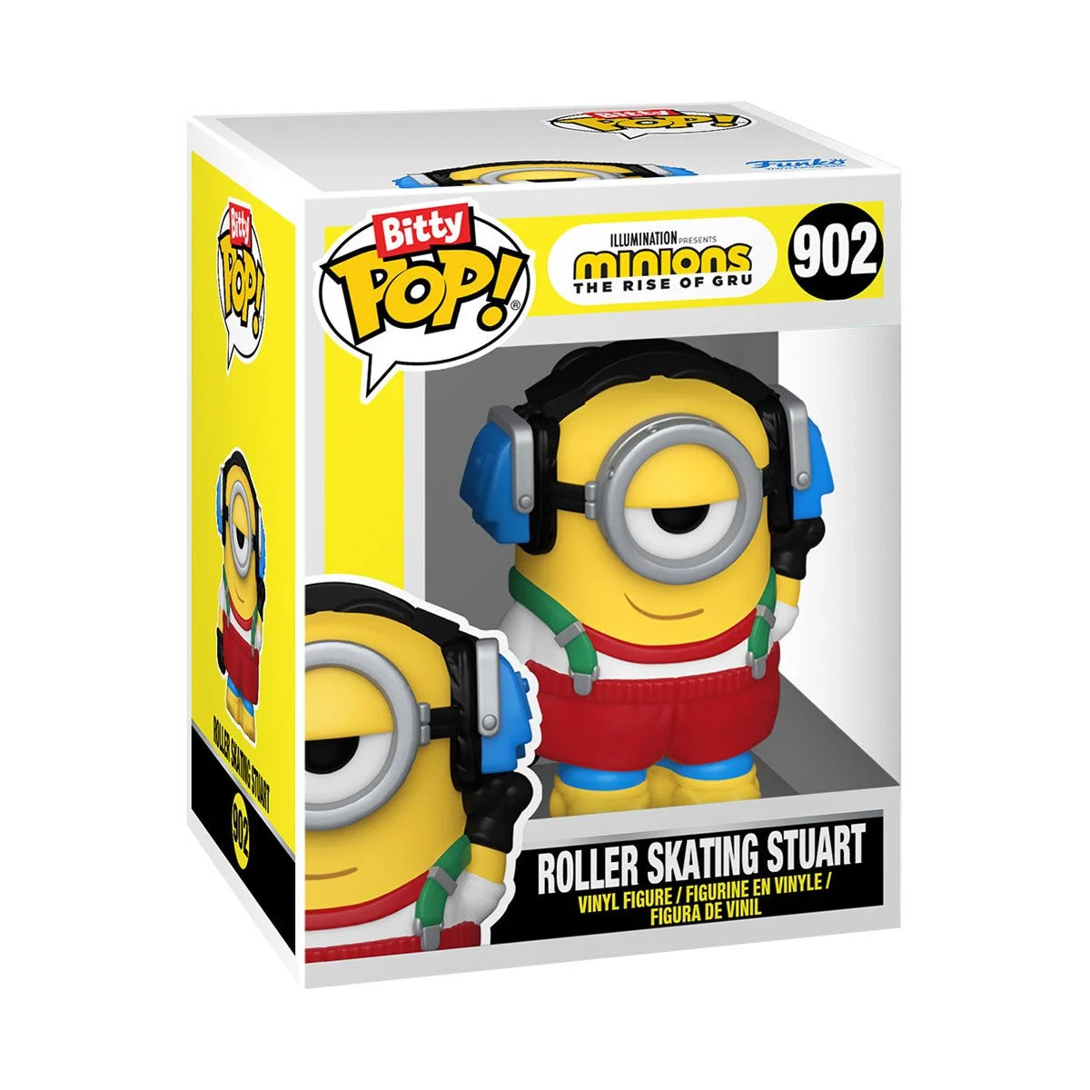 Minions Roller Skating Stuart Funko Bitty Pop! Mini-Figure 4-Pack