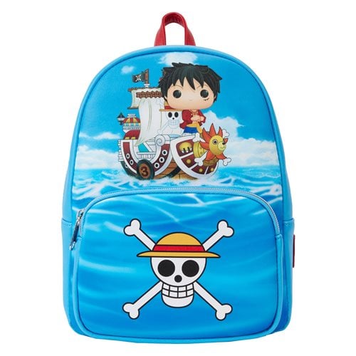 海贼王路飞在海盗船 蓝色Funko迷你背包