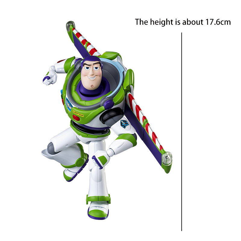 野兽王国玩具总动员巴斯光年,动态 8Ction 英雄 DAH-015 巴斯光年可动人偶