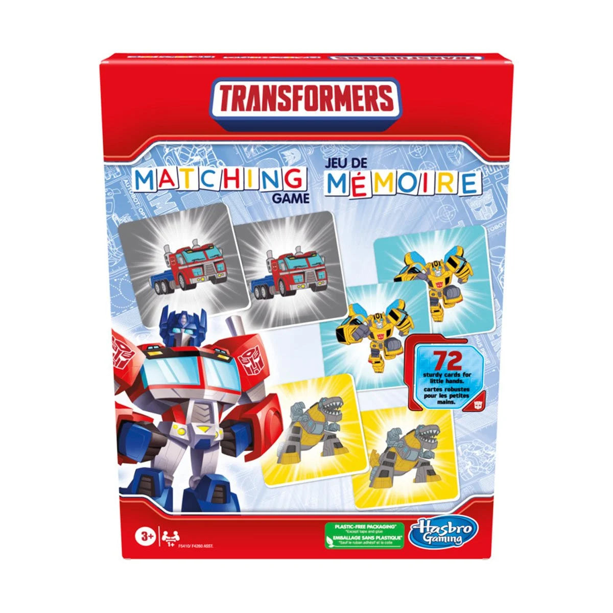 Hasbro Transformers Matching Game Board Game