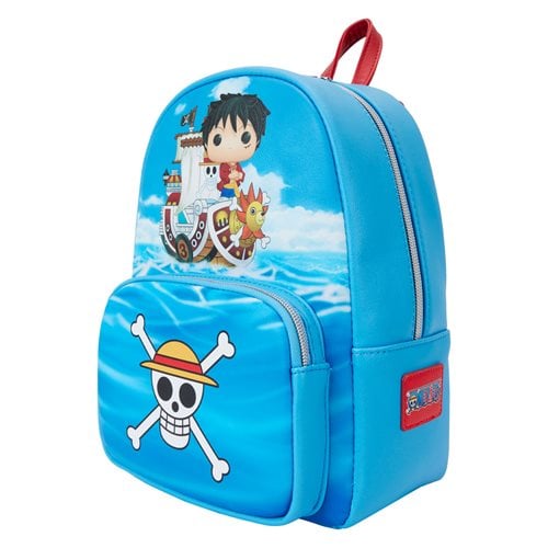 海贼王路飞在海盗船 蓝色Funko迷你背包
