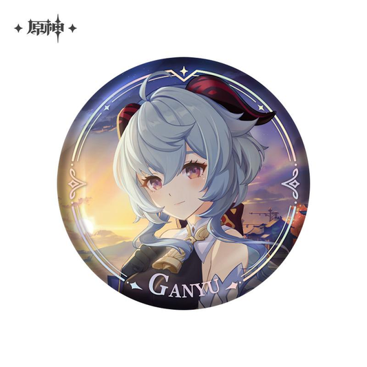 GENSHIN IMPACT Liyue Harbor Themed Series Character Badge - Ganyu