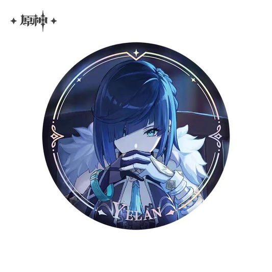 GENSHIN IMPACT Liyue Harbor Themed Serie Character Badge - Yelan