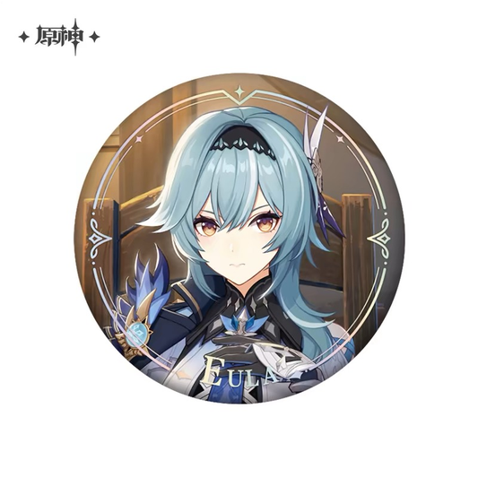 GENSHIN IMPACT Mondstadt Themed Serie Character Badge - Eula