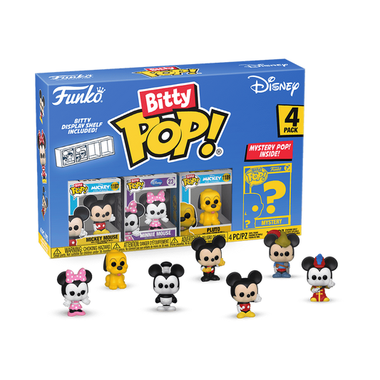 Disney Classics Mickey Mouse Funko Bitty Pop! Mini-Figure Gift Pack of 4