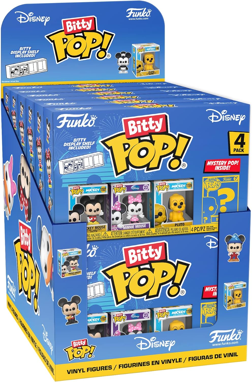 迪士尼经典米老鼠 Funko Bitty Pop!迷你公仔礼品包 4 件