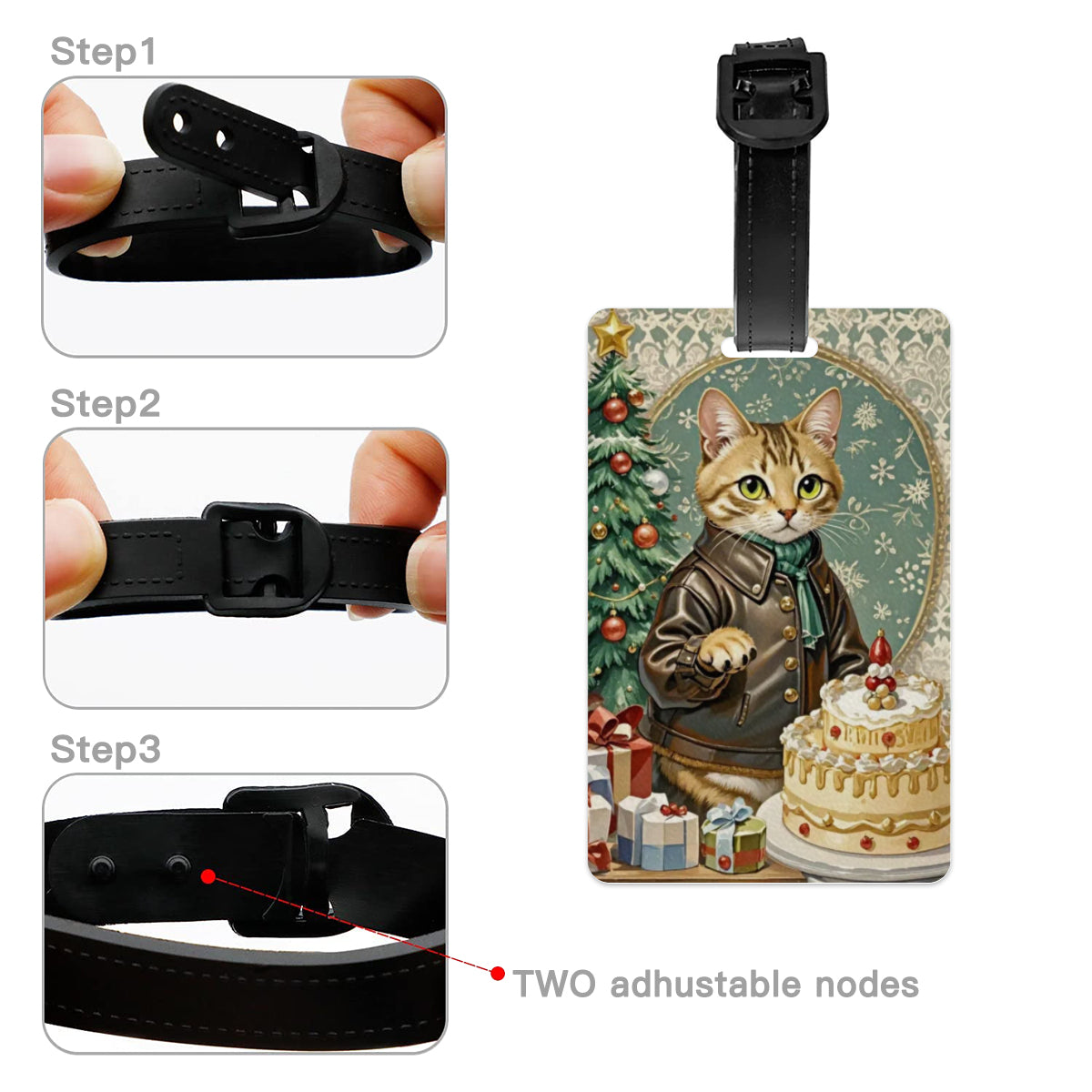 凯蒂猫 & 圣诞树 & 男孩 2 件套:行李套 & 标签